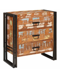 Credenza Marrone 66 x 33 x 70 cm legno massello di riciclo