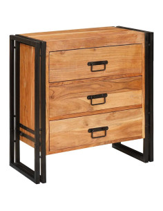 Credenza Marrone 66 x 33 x 70 cm legno massello di acacia