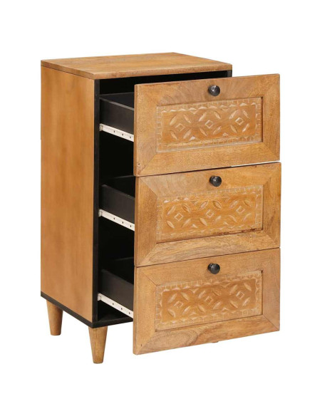 Credenza con cassetto Marrone chiaro 33.5 x 40 x 75 cm