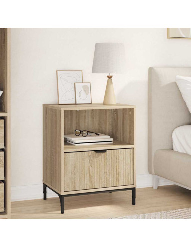 Comodino rovere sonoma 49 x 36 x 61 cm Legno multistrato
