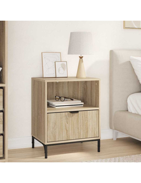 Comodino rovere sonoma 49 x 36 x 61 cm Legno multistrato