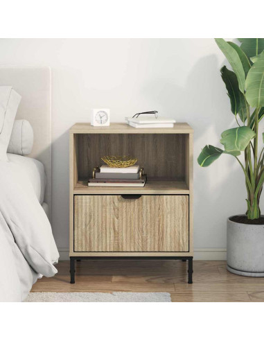 Comodino rovere sonoma 49 x 36 x 61 cm Legno multistrato