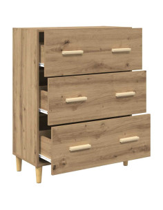 Credenza rovere artigianale 34 x 69.5 x 90 cm Legno multistrato