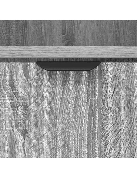 Comodino Grigio sonoma 49 x 36 x 61 cm Legno multistrato