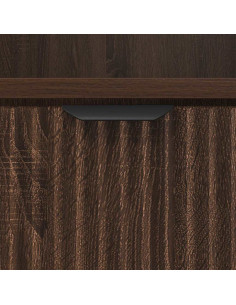 Comodino Rovere marrone 49 x 36 x 61 cm Legno multistrato 2