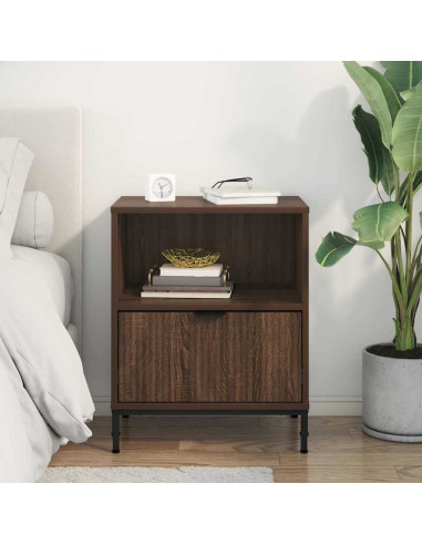 Comodino Rovere marrone 49 x 36 x 61 cm Legno multistrato