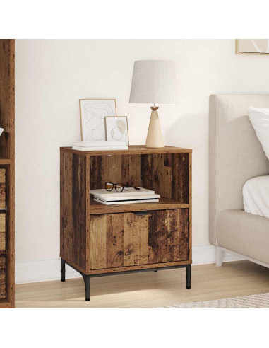 Comodino Legno vecchio 49 x 36 x 61 cm Legno multistrato