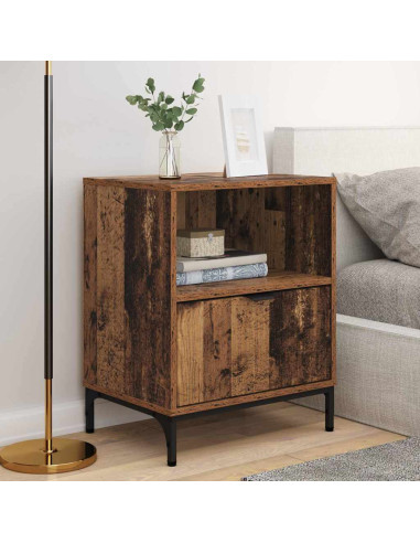 Comodini 2 pcs Legno vecchio 49 x 36 x 61 cm Legno multistrato