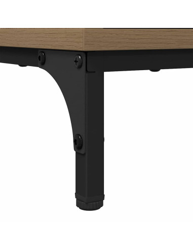 Comodini con cassetto 2 pcs rovere artigianale 49 x 36 x 61 cm