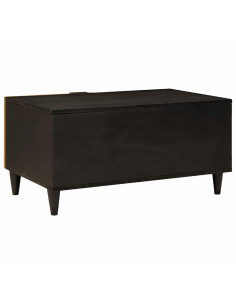 Tavolino da salotto Nero e Oro 80 x 50 x 40 cm 2