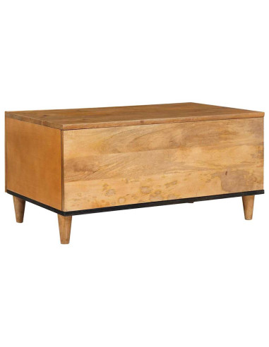 Tavolino da salotto con porta Marrone chiaro 80 x 50 x 40 cm