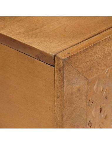 Tavolino da salotto con porta Marrone chiaro 100 x 54 x 40 cm