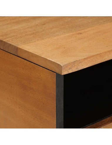 Tavolino da salotto con cassetto Marrone chiaro 80 x 54 x 40 cm