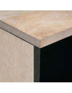 Tavolino da salotto con cassetto Bianco 80 x 54 x 40 cm 2