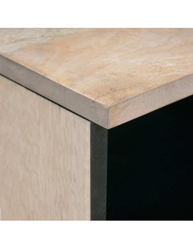 Tavolino da salotto con cassetto Bianco 80 x 54 x 40 cm