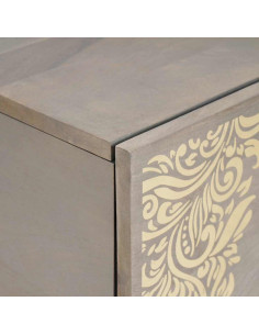 Tavolino da salotto Grigio 80 x 50 x 40 cm