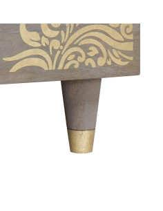 Tavolino da salotto Grigio 100 x 54 x 40 cm 2