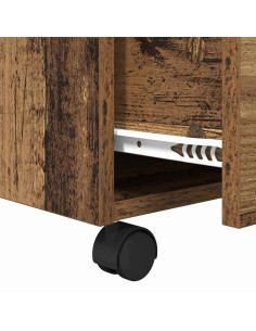 Tavolino da salotto with Drawer Legno vecchio 55 x 55 x 45 cm