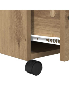 Tavolino da salotto rovere artigianale 55 x 55 x 45 cm