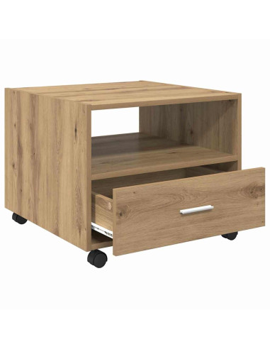 Tavolino da salotto rovere artigianale 55 x 55 x 45 cm