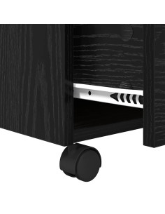 Tavolino da salotto with Drawer Rovere nero 55 x 55 x 45 cm