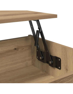 Tavolino da salotto rovere artigianale 80 x 50.5 x 41.5 cm