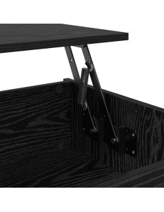 Tavolino da salotto Rovere nero 80 x 50.5 x 41.5 cm