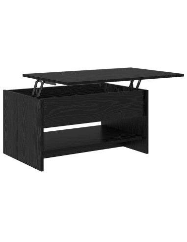 Tavolino da salotto Rovere nero 80 x 50.5 x 41.5 cm