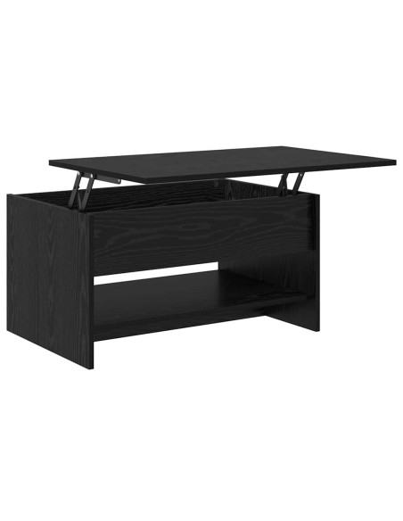 Tavolino da salotto Rovere nero 80 x 50.5 x 41.5 cm