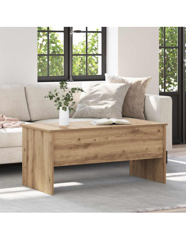 Tavolino da salotto rovere artigianale 102 x 50,5 x 46,5 cm