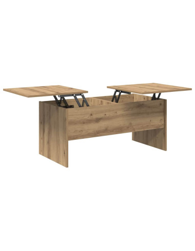 Tavolino da salotto rovere artigianale 102 x 50,5 x 46,5 cm