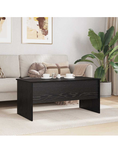 Tavolino da salotto Rovere nero 102 x 50,5 x 46,5 cm