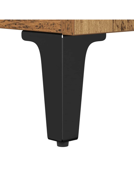 Tavolino da salotto with Drawer Legno vecchio 90 x 49 x 45 cm