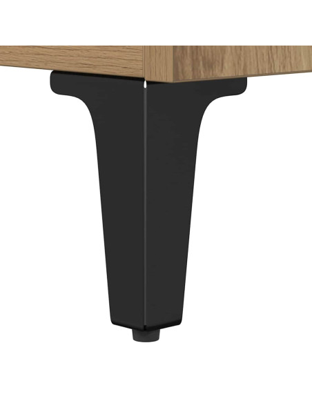 Tavolino da salotto rovere artigianale 90 x 49 x 45 cm