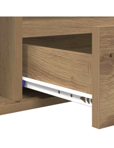 Tavolino da salotto rovere artigianale 90 x 49 x 45 cm 2