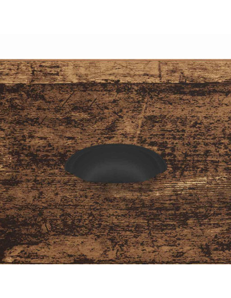 Tavolino da salotto with Drawer Legno vecchio 50 x 50 x 35 cm