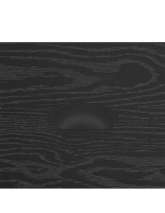 Tavolino da salotto with Drawer Rovere nero 50 x 50 x 35 cm 2