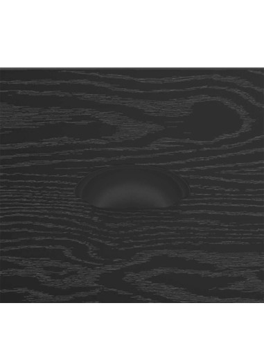 Tavolino da salotto with Drawer Rovere nero 50 x 50 x 35 cm