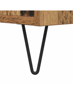 Tavolino da salotto Legno vecchio 80 x 80 x 36.5 cm 2