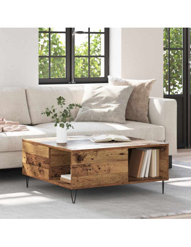 Tavolino da salotto Legno vecchio 80 x 80 x 36.5 cm