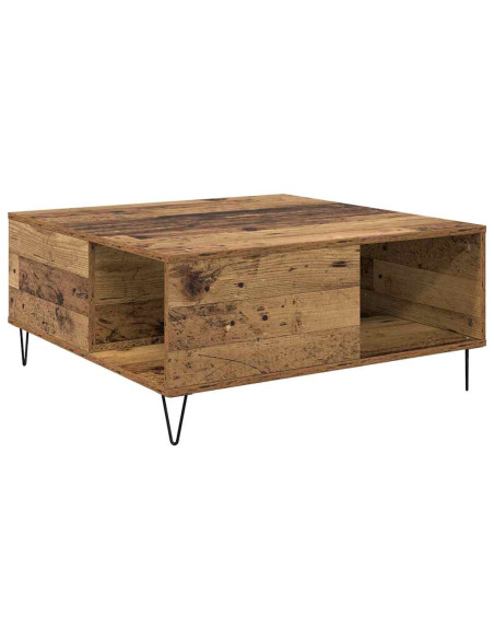 Tavolino da salotto Legno vecchio 80 x 80 x 36.5 cm