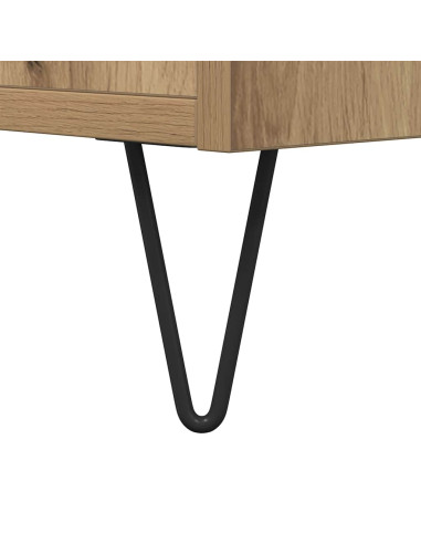 Tavolino da salotto rovere artigianale 80 x 80 x 36.5 cm