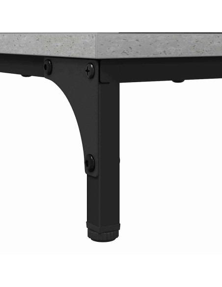 Tavolino da salotto Grigio cemento 90 x 49 x 46 cm