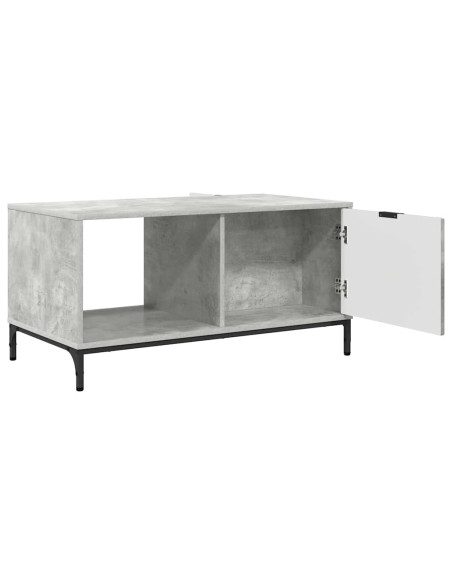 Tavolino da salotto Grigio cemento 90 x 49 x 46 cm