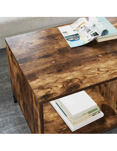 Tavolino da salotto Rovere fumo 90 x 49 x 46 cm