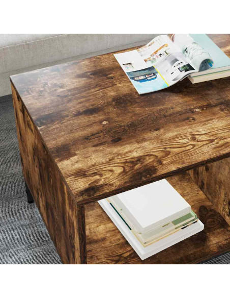 Tavolino da salotto Rovere fumo 90 x 49 x 46 cm