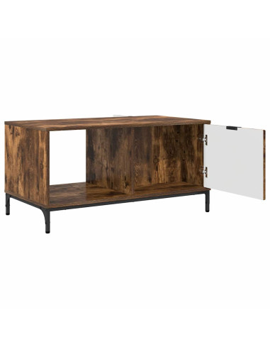 Tavolino da salotto Rovere fumo 90 x 49 x 46 cm