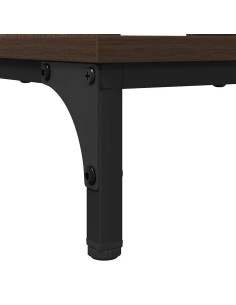 Tavolino da salotto Rovere marrone 90 x 49 x 46 cm 2