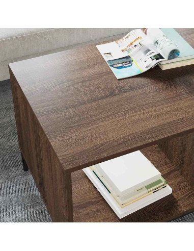 Tavolino da salotto Rovere marrone 90 x 49 x 46 cm