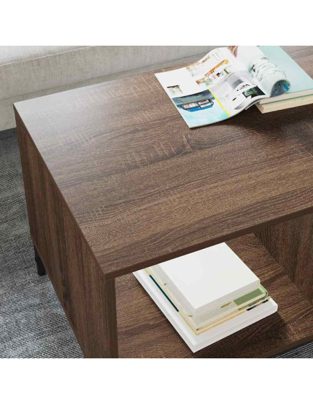 Tavolino da salotto Rovere marrone 90 x 49 x 46 cm